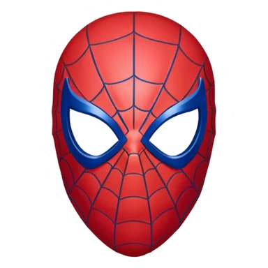 spiderman mask sticker