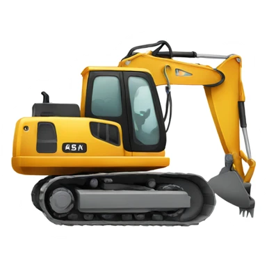 Excavator guy sticker