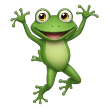 Grenouille qui danse sticker