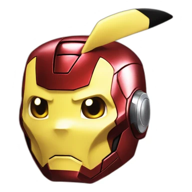 Iron man end pikachu sticker