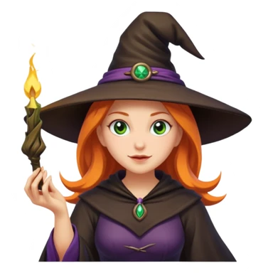 Witch magicien sticker