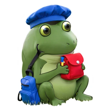 boy sitting on grass outdoors sticker