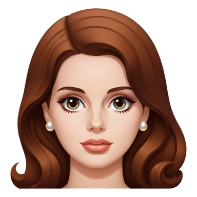 Lana del Ray coquette sticker