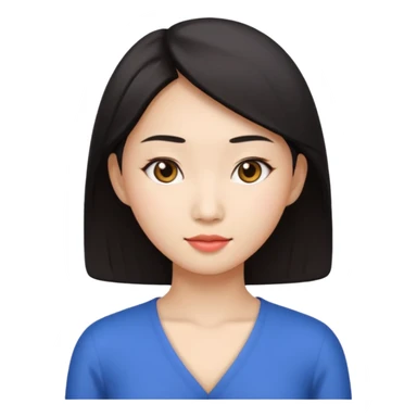 Asian women slim body sticker