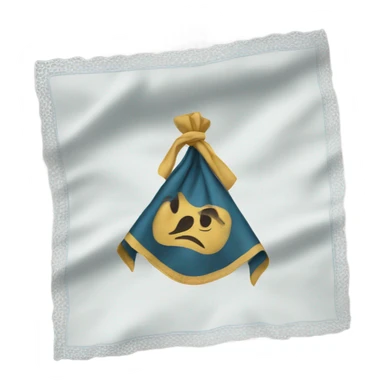 Handkerchief in hand sticker