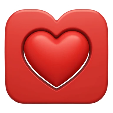 Cœur pas remplie à l’intérieur  sticker