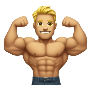 strong biceps sticker