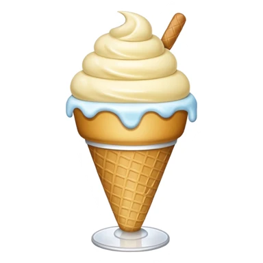 Cup of ice cream  sticker