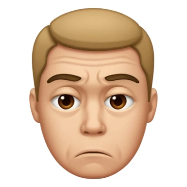 Constipated face sticker