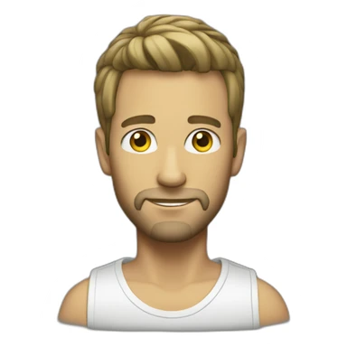 Deejay White man sticker