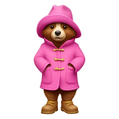 Paddington wearing pink uggs sticker