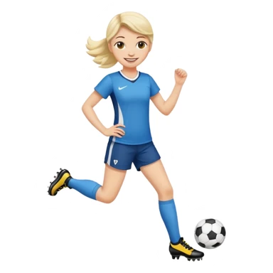 Cleat girl sticker