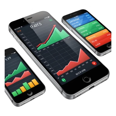 Iphone trading charts detail sticker