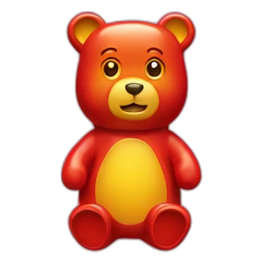 Haribo-bear sticker
