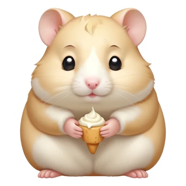 Meme-Worthy Cute Sleeping Cream Hamster Portrait Emoji, Head resting peacefully with a contented smile, showcasing a delightfully compact build and a luxuriously soft cream coat, eyes shut in a serene nap, Simplified yet hilariously adorable features, highly detailed, glowing with a soft, drowsy light, high shine, relaxed and utterly lovable, stylized with an air of playful laziness, bright and heartwarming, soft glowing outline, capturing the essence of a comically sleepy hamster, so meme-worthy it feels like it could instantly become the next viral sensation of adorable slumber! sticker