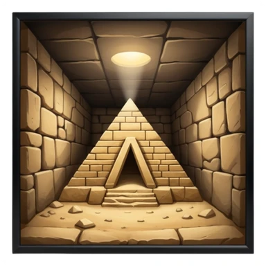 basement of a pyramid sticker