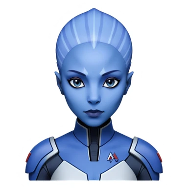 Liara T'Soni from Mass Effect sticker