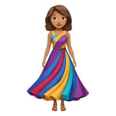 female hero for sustainable fashion full body sticker