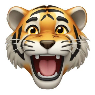 
tiger is crying sticker