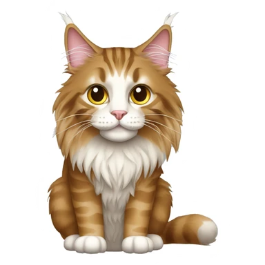 Maine Coon Cat Breed Full Body sticker