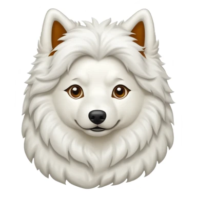 Haz a un samoyedo con mezcla de leon sticker