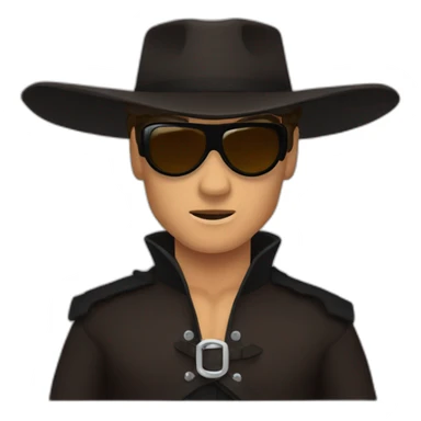 Brown el Zorro sticker