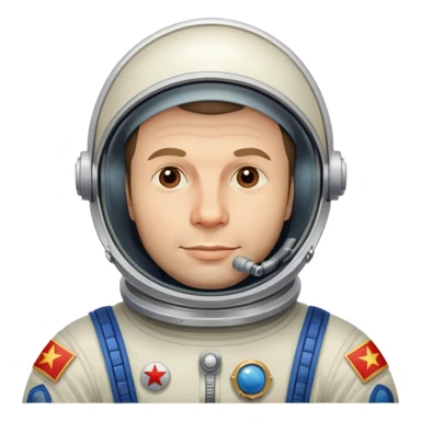 Gagarin Soviet cosmonaut sticker