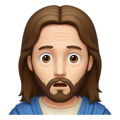 Jesus acting shocked sticker