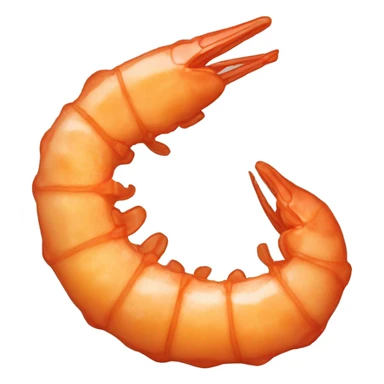 Fried shrimp  sticker