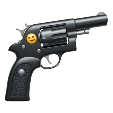 Un emoji que tenga una pistola sticker