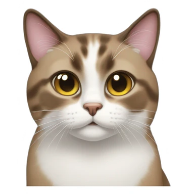 A smelly snowshoe cat sticker