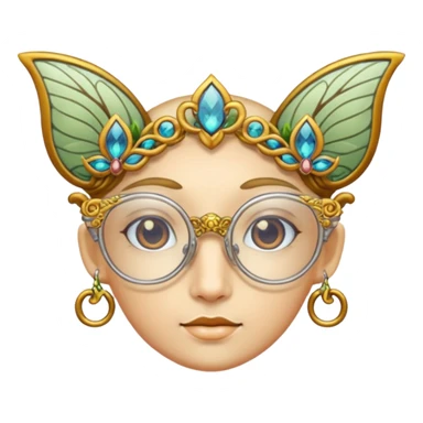glasses with fae sticker