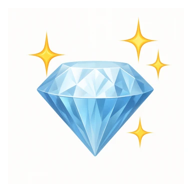 sparkling diamond emoji sticker