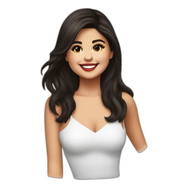 Selena Gomez hello sticker