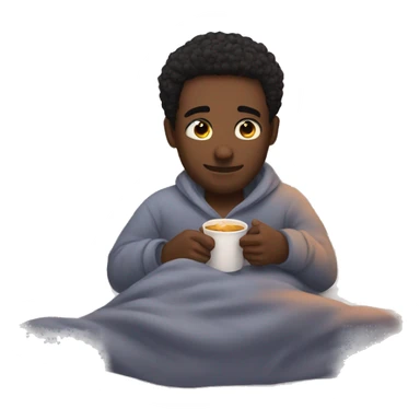 A cozy night sticker