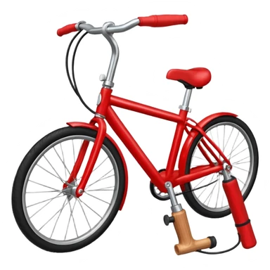 red bike pump sticker