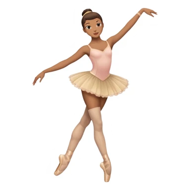 Ballet dancer in thigh highs sticker