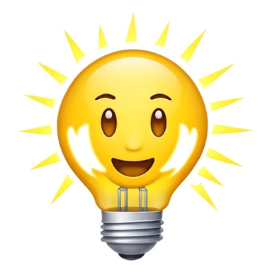 Emoji con energía eléctrica, capaz de lanzar descargas.
 sticker