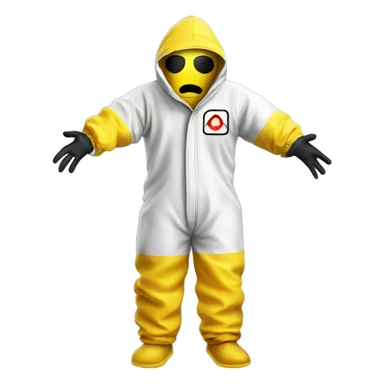 Hazmat suit sticker