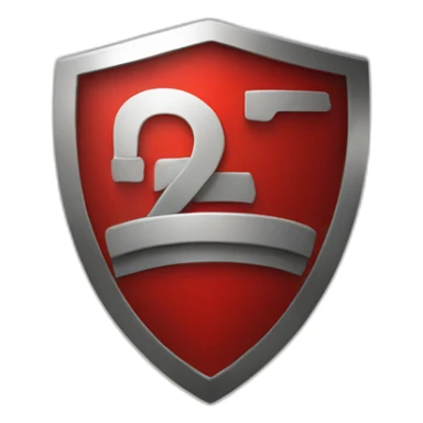 red shield and the VPN word sticker