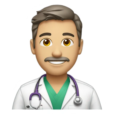 Médico ecografista  sticker