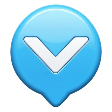make a blue tick emoji sticker
