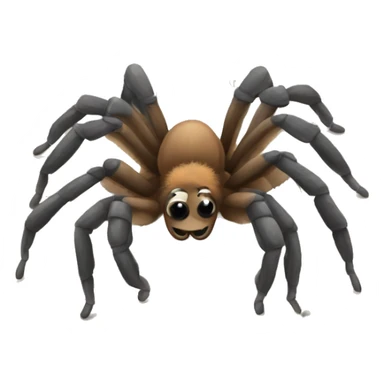 Cute tarantula sticker