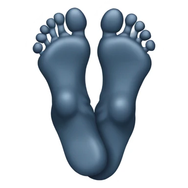 two feet entangled with each other  sticker