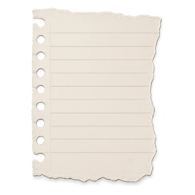 torn notebook sticker