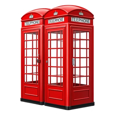 London telephone box sticker