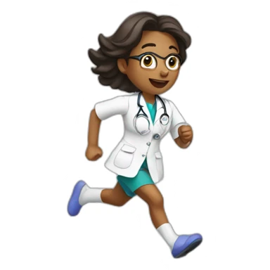 dr simi corriendo sticker