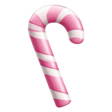 baby pink candy cane sticker