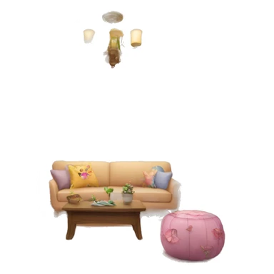 Fairy themed living room sticker