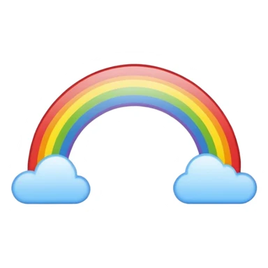 Cœur arc en ciel  sticker